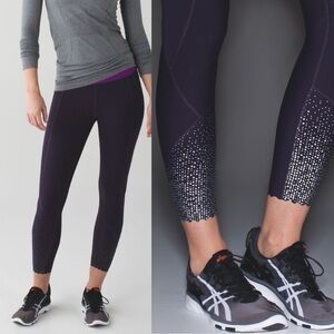 Lululemon Tight Stuff Tight * Reflective Black Grape / Tender Violet